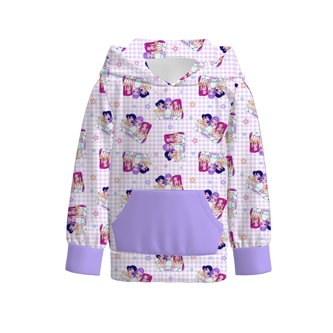 (Pre Order)Girls Movie Character Print Hoodie
