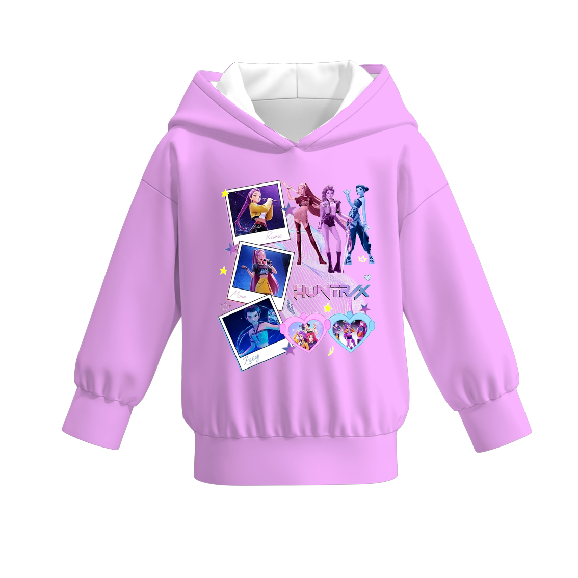 (Pre Order)Girls Movie Character Print Hoodie