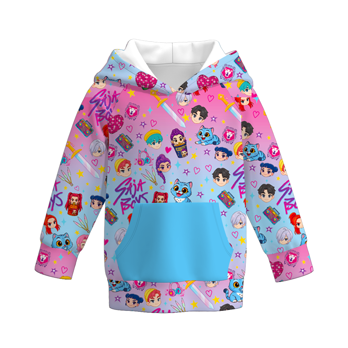 (Pre Order)Girls Movie Character Print Hoodie