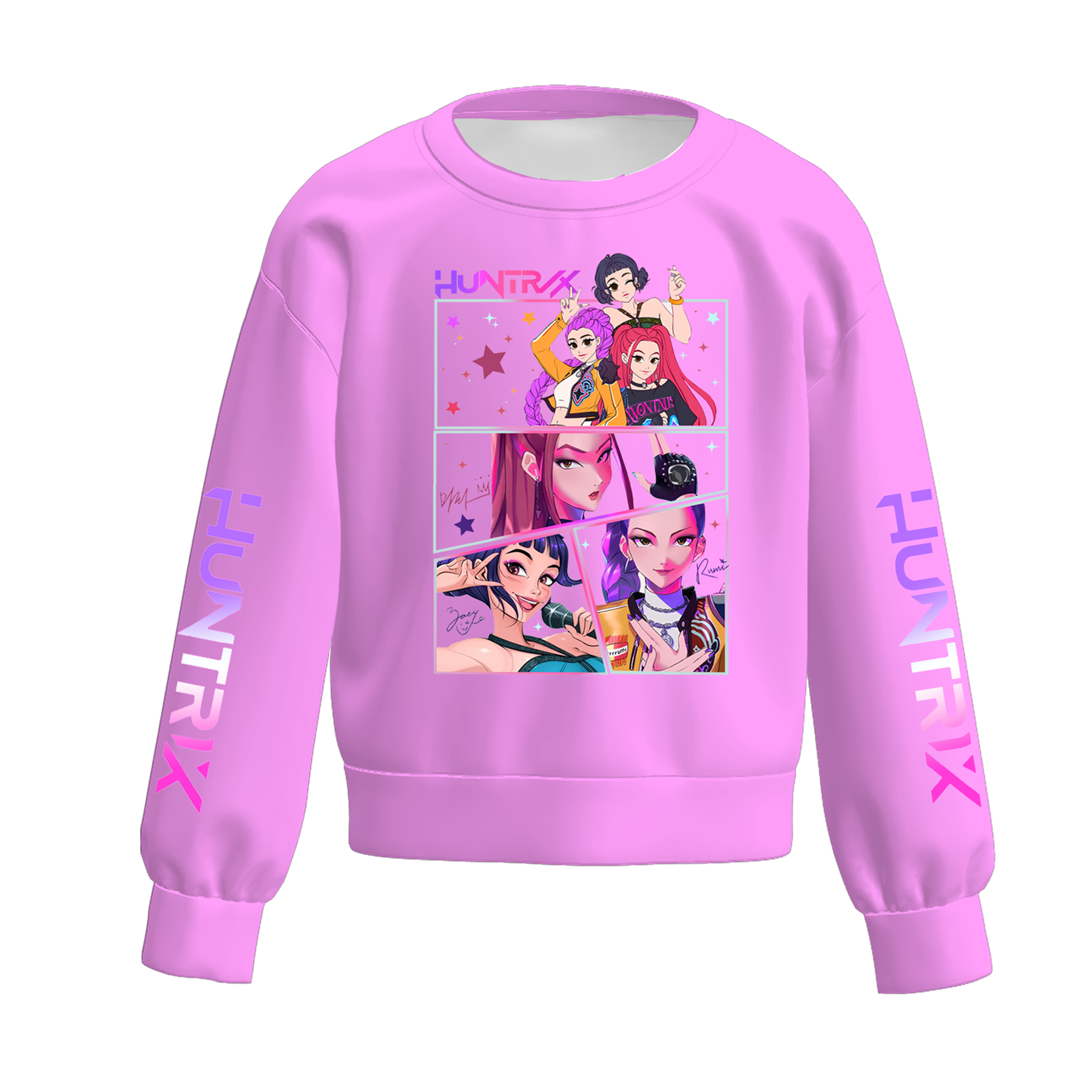 (Pre Order)Girls Spring&Summer Movie Character Print Sweatshirt