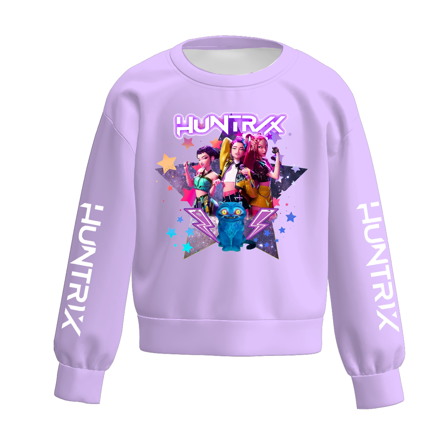 (Pre Order)Girls Spring&Summer Movie Character Print Sweatshirt