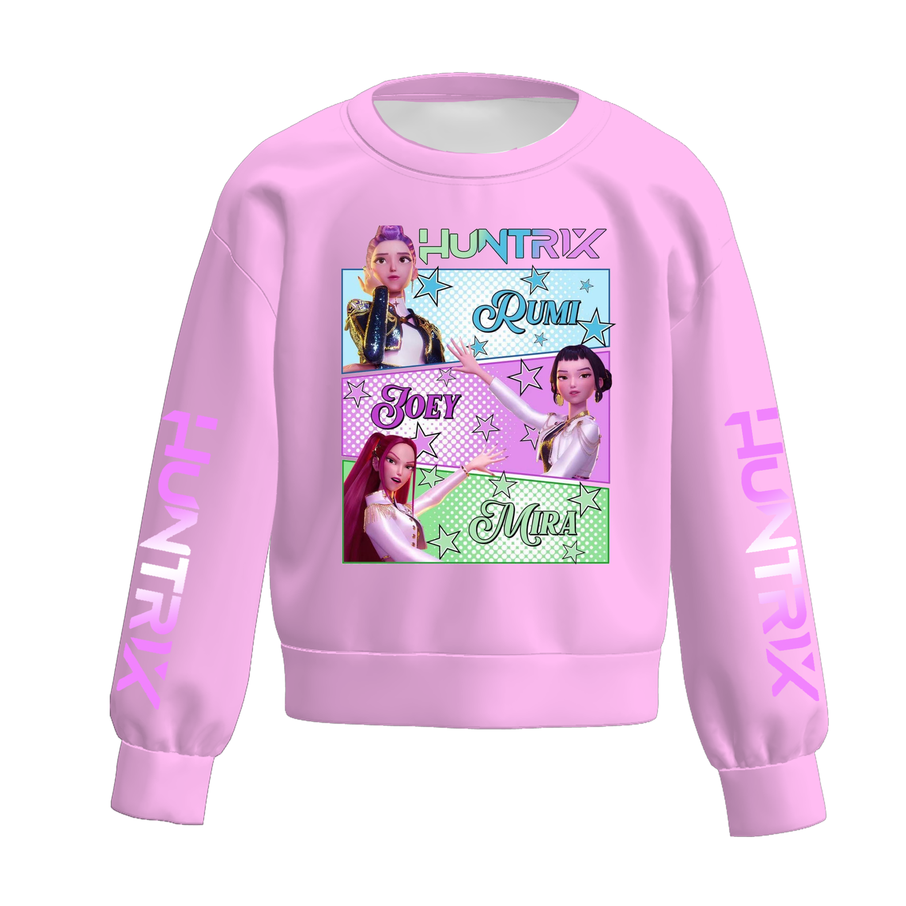 (Pre Order)Girls Spring&Summer Movie Character Print Sweatshirt