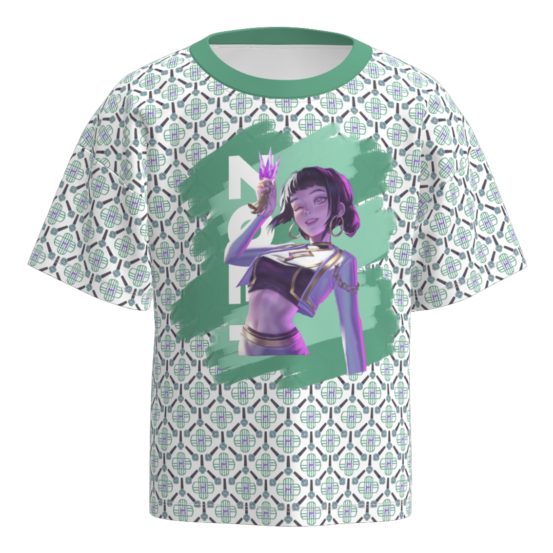 (Pre Order)Girls Spring&Summer Movie Character Print Top