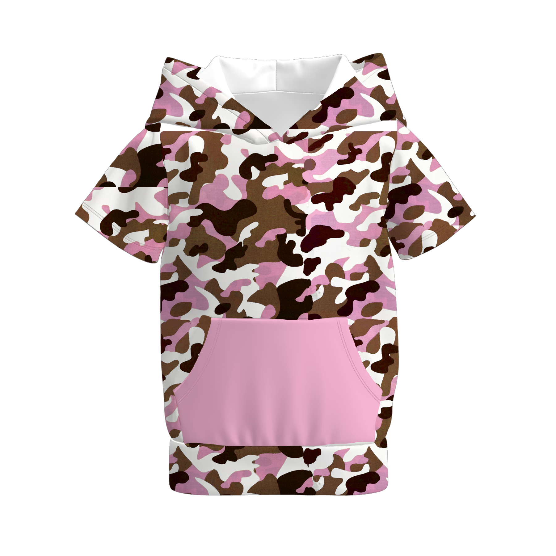 (Pre Order)Girls Spring&Summer Camouflage Print Hoodie
