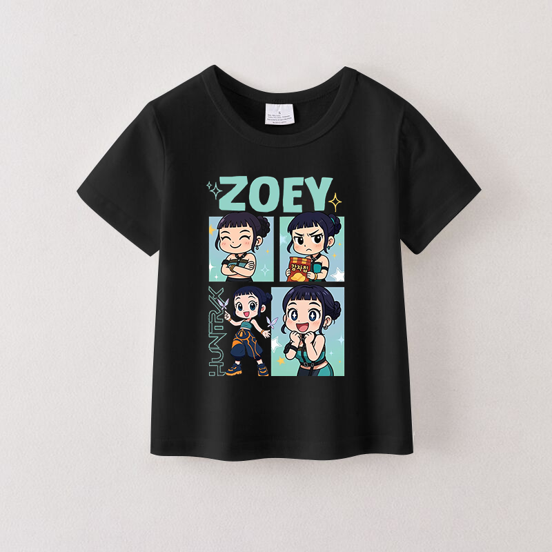 (Pre Order)Girls Spring&Summer Movie Character Print Cotton Top
