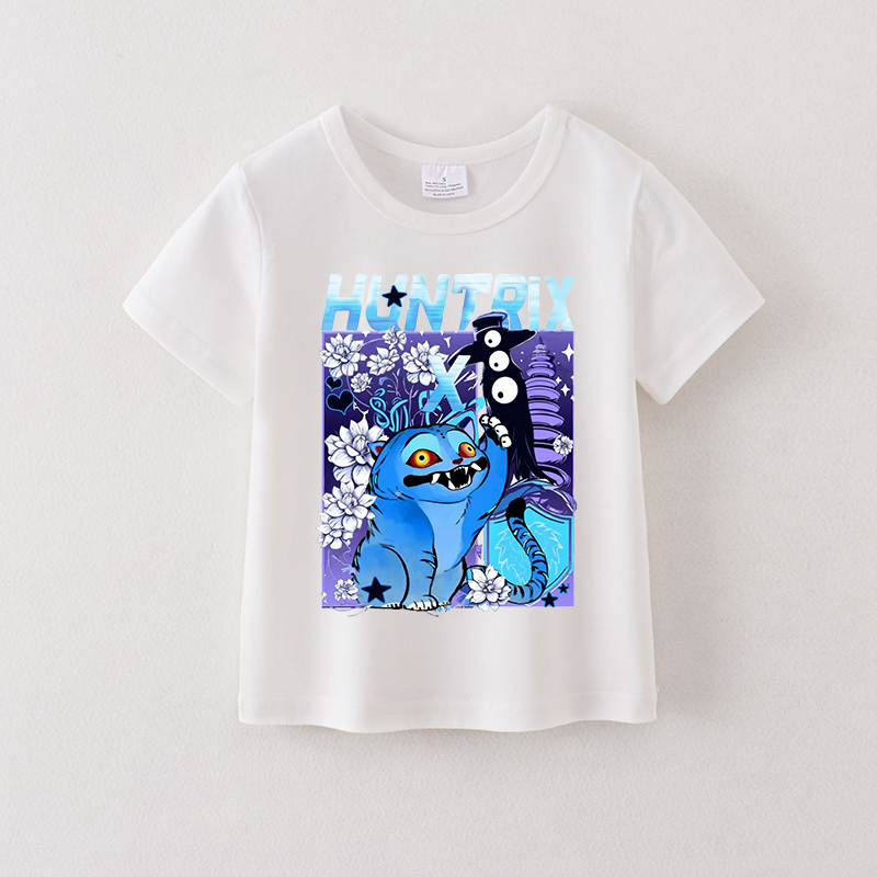 (Pre Order)Girls Spring&Summer Movie Character Print Cotton Top