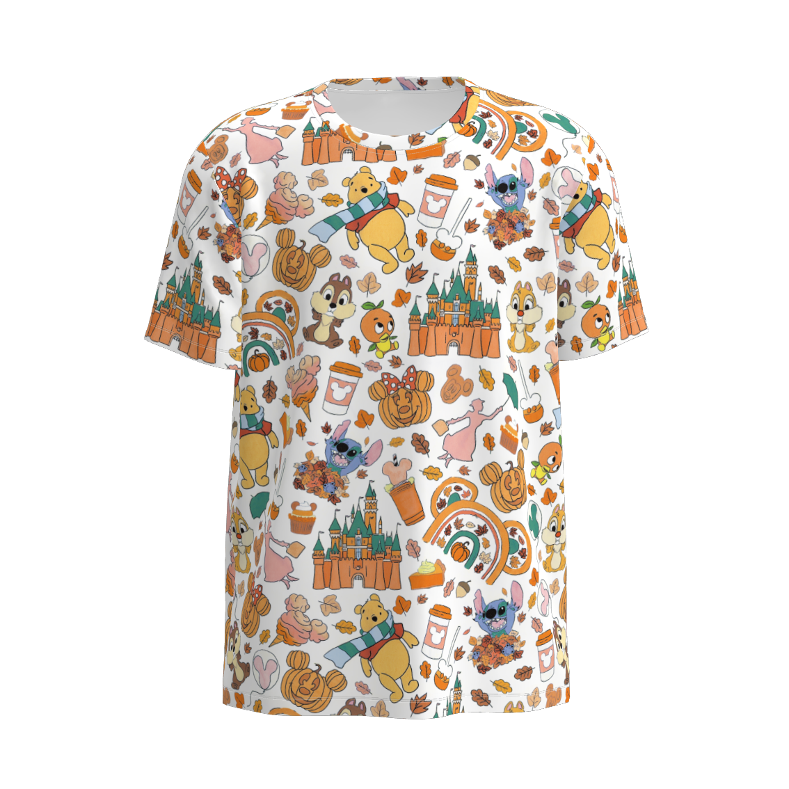 (Pre Order)Adults Halloween Fall Cartoon Pumpkin Print Dress&Top