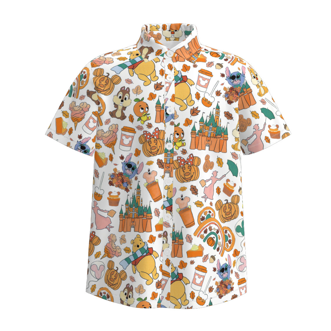 (Pre Order)Adults Halloween Fall Cartoon Pumpkin Print Dress&Top