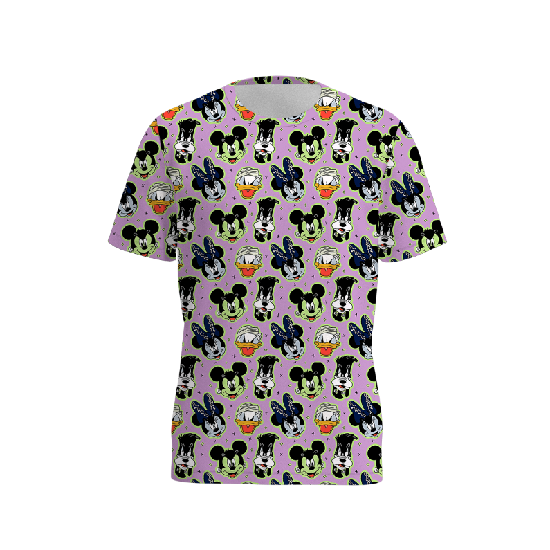 (Pre Order)Family Halloween Cartoon Print Set&Top