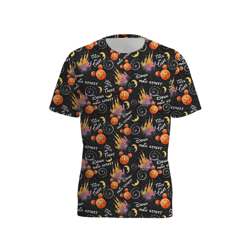 (Pre Order)Family Halloween Cartoon Print Set&Top