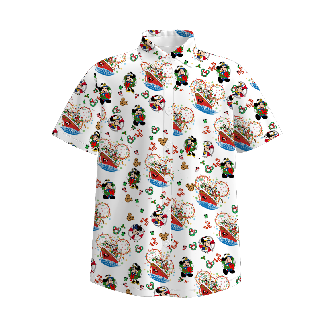 (Pre Order)Family Christmas Cartoon Print Dress,Set&Top