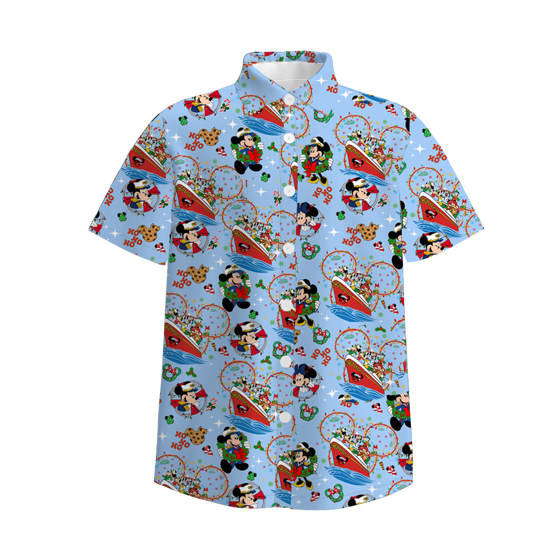 (Pre Order)Family Christmas Cartoon Print Dress,Set&Top