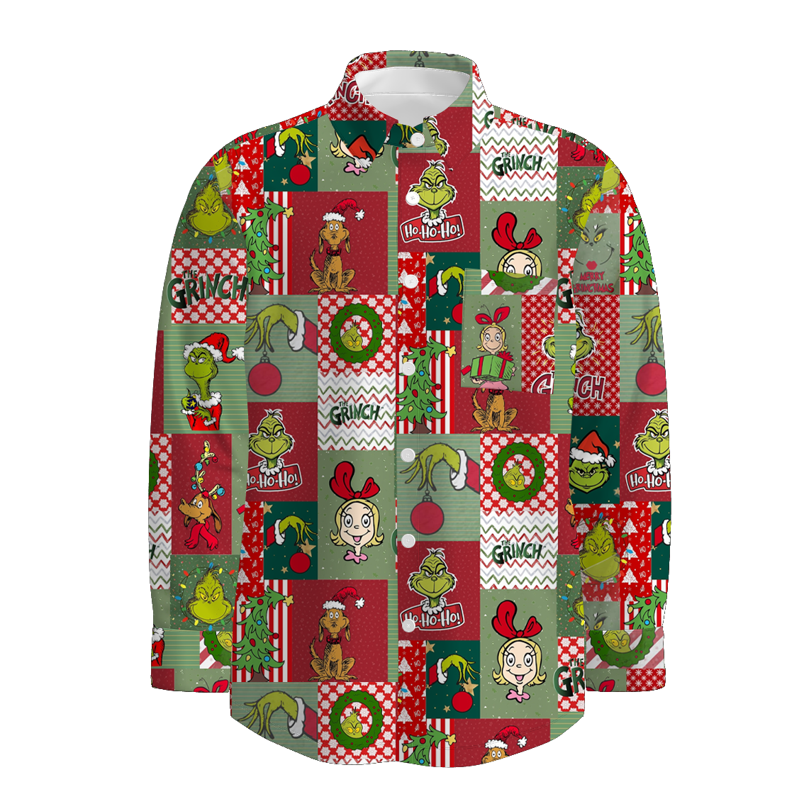 (Pre Order)Family Christmas Cartoon Print Top