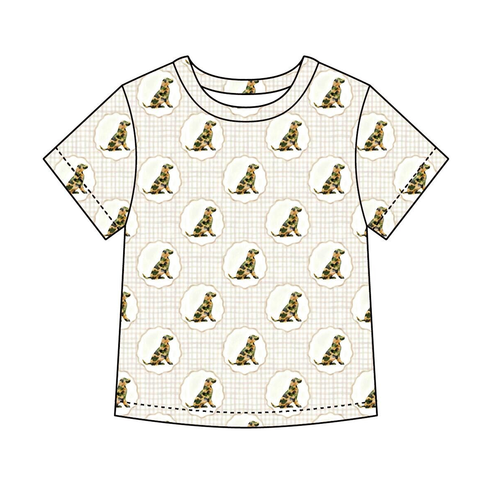 (Pre Order)Family Spring&Summer Animal Embroidery Smocked Dress,Set&Romper