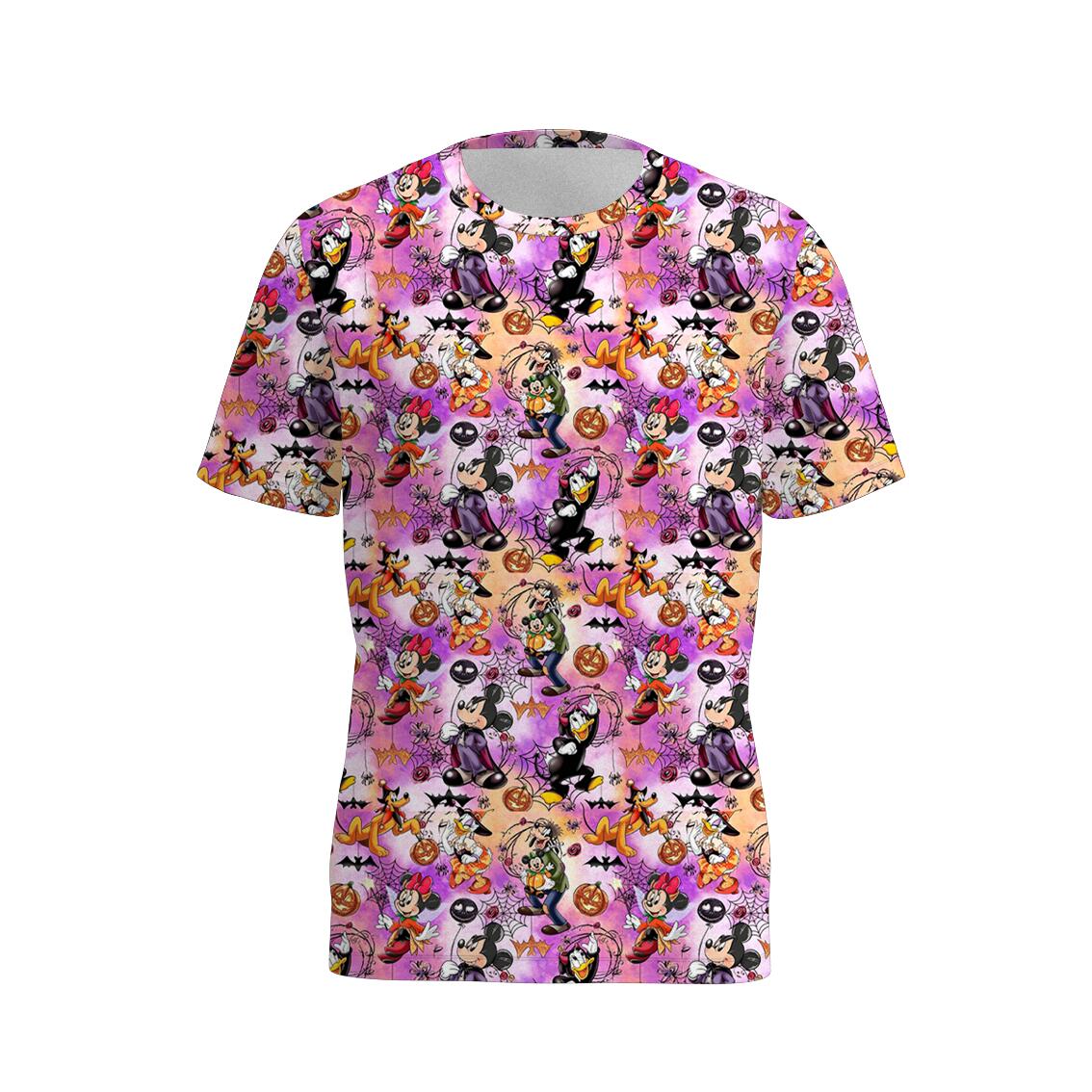(Weekly Pre-Order)Family Halloween Cartoon Print Dress,Set&Top