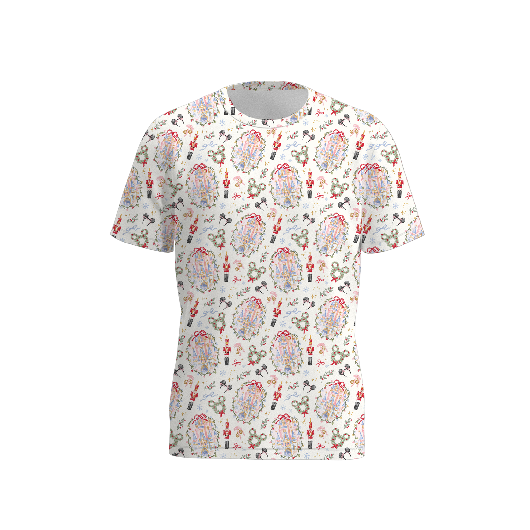 (Pre Order)Family Christmas Print Dress,Set,Top&Romper