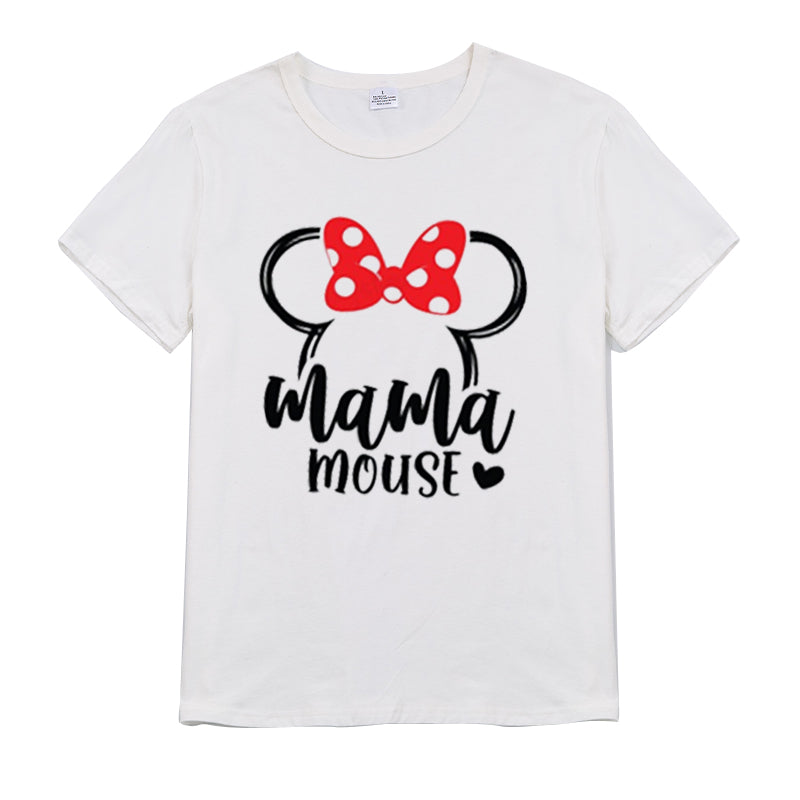 (Pre Order)Exclusived Girls Micky Mommy and Me Cotton T-Shirts