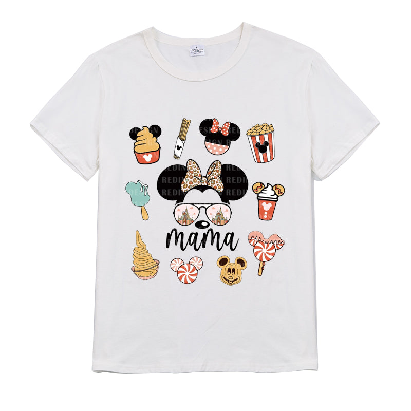 (Pre Order)Exclusived Girls Micky Mommy and Me Cotton T-Shirts