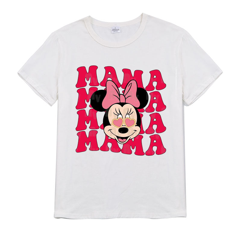 (Pre Order)Exclusived Girls Micky Mommy and Me Cotton T-Shirts