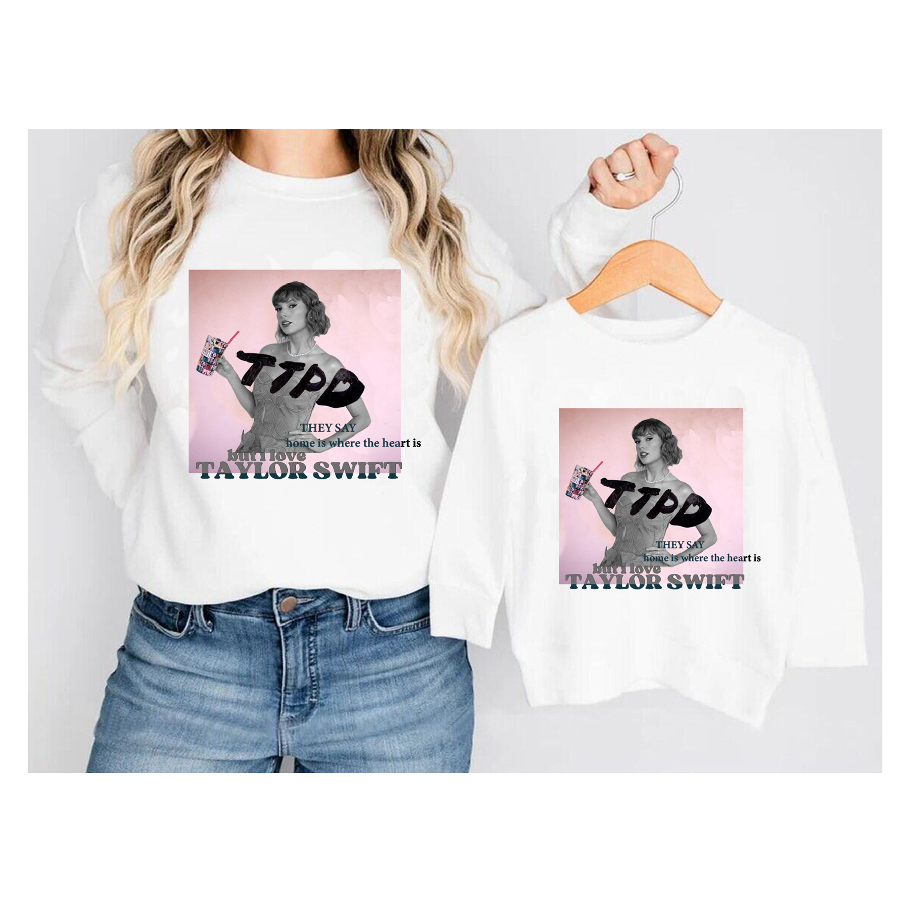 (Pre Order)Mommy and Me TS Print Sweatshirt