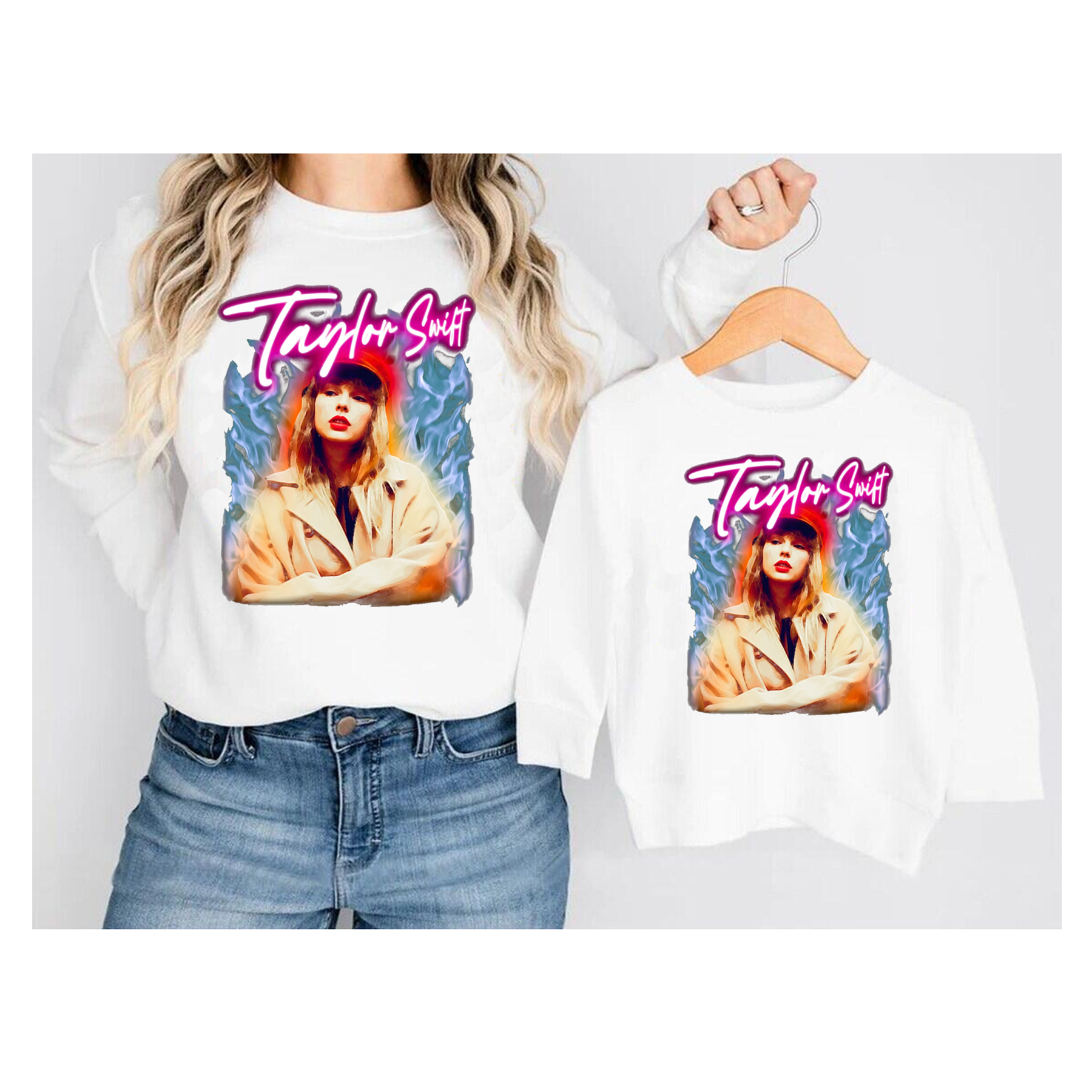 (Pre Order)Mommy and Me TS Print Sweatshirt