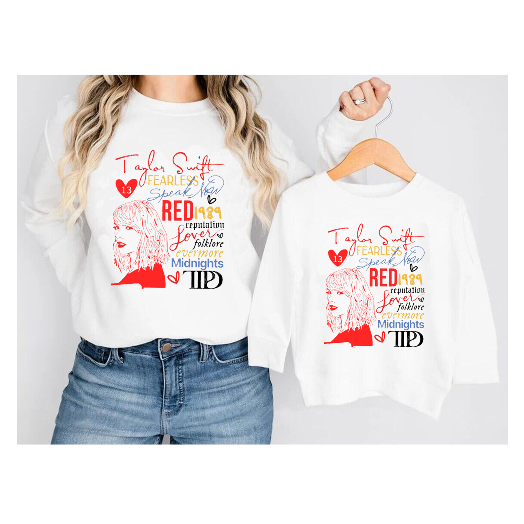(Pre Order)Mommy and Me TS Print Sweatshirt