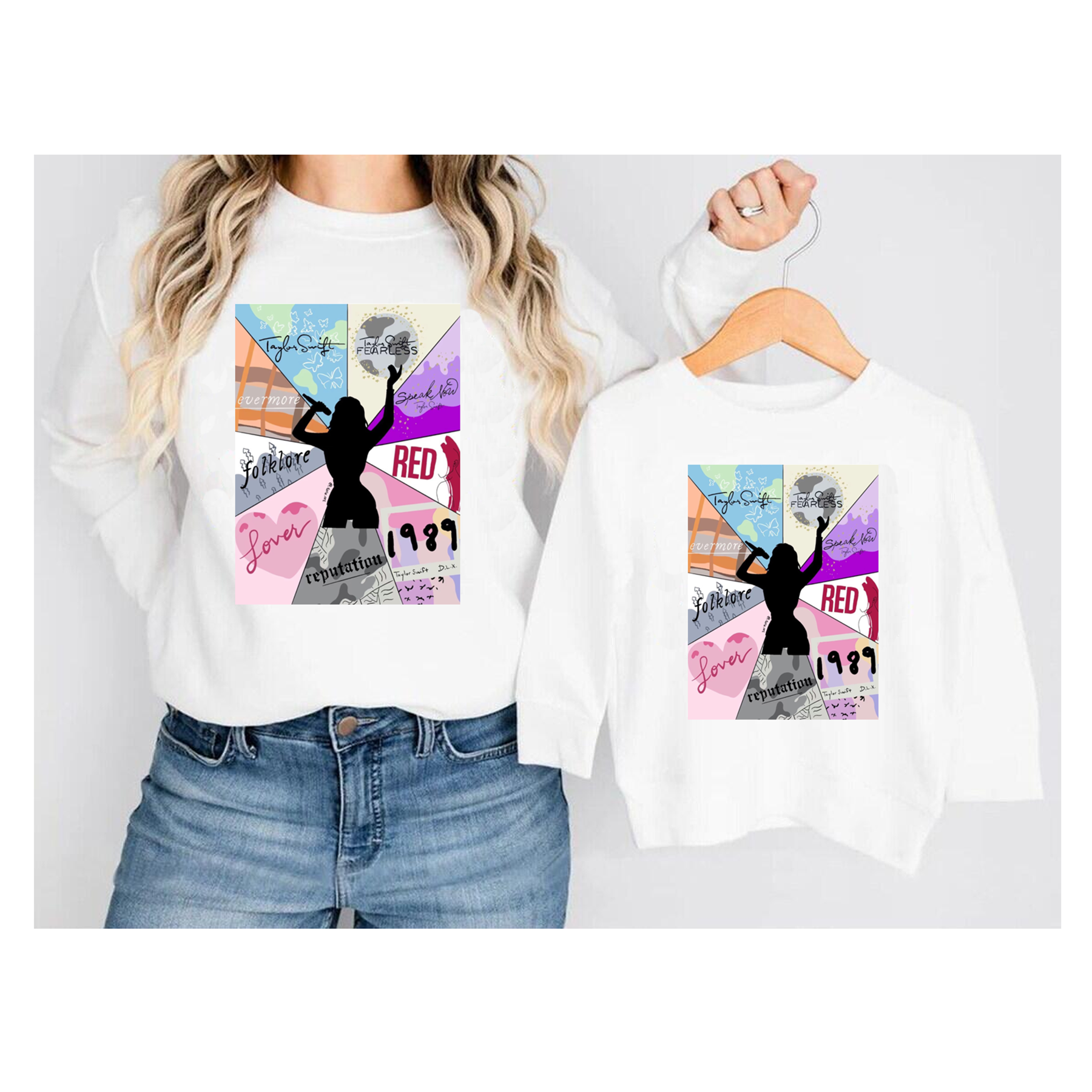 (Pre Order)Mommy and Me TS Print Sweatshirt