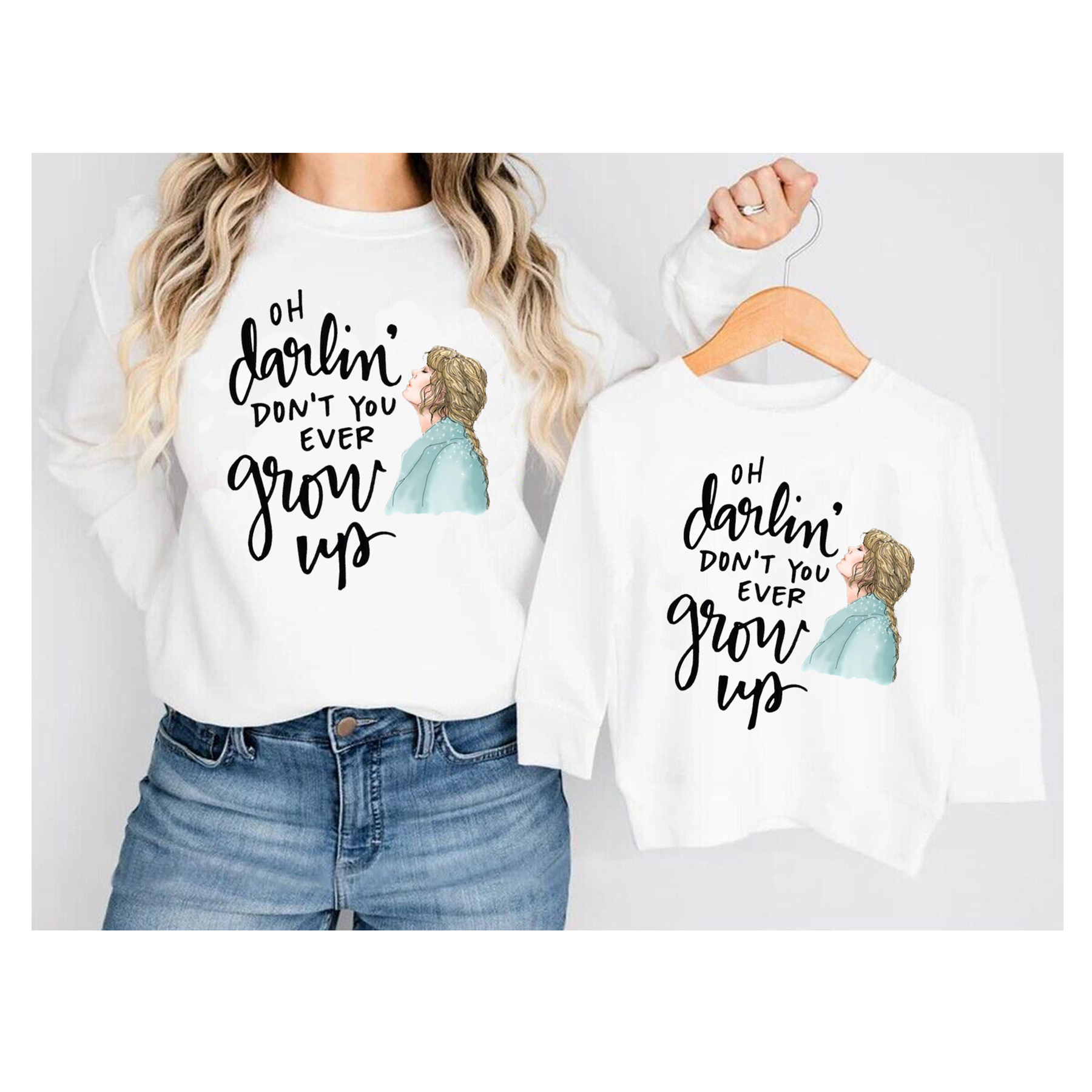 (Pre Order)Mommy and Me TS Print Sweatshirt
