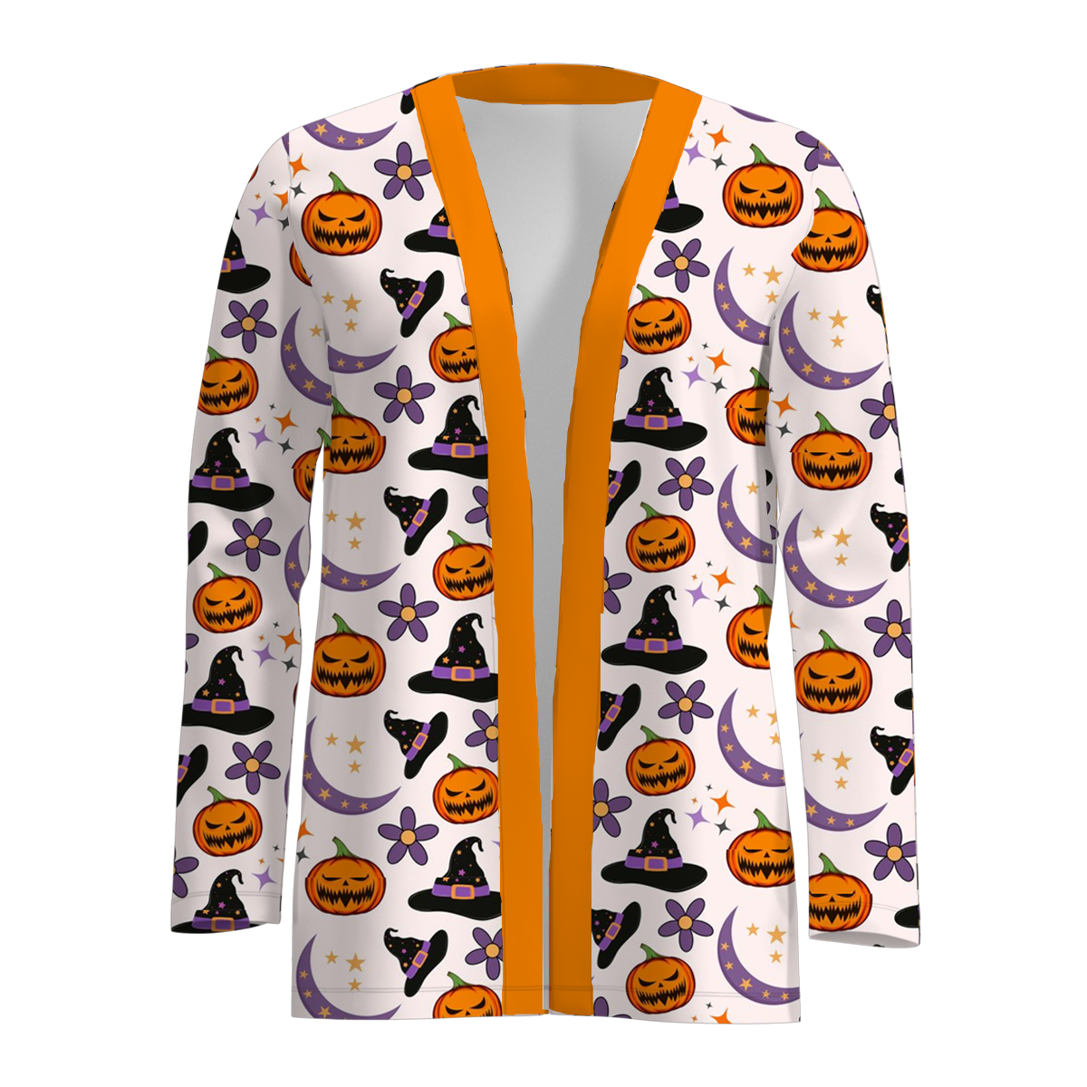 (Pre Order)Adults Halloween Print Cardigan