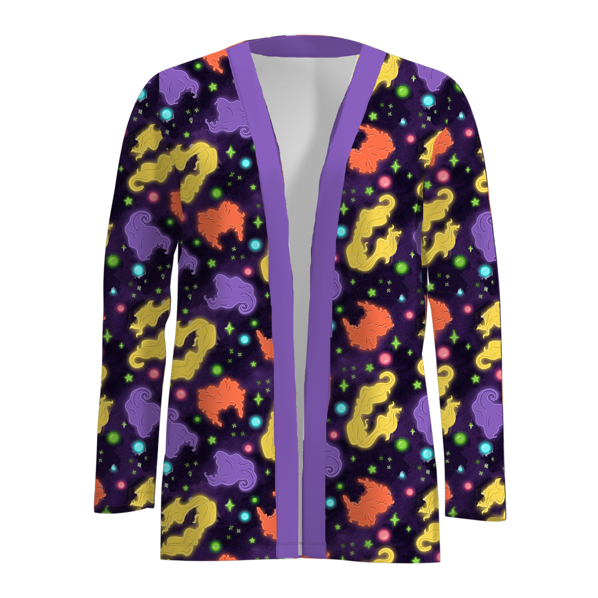 (Pre Order)Adults Halloween Print Cardigan