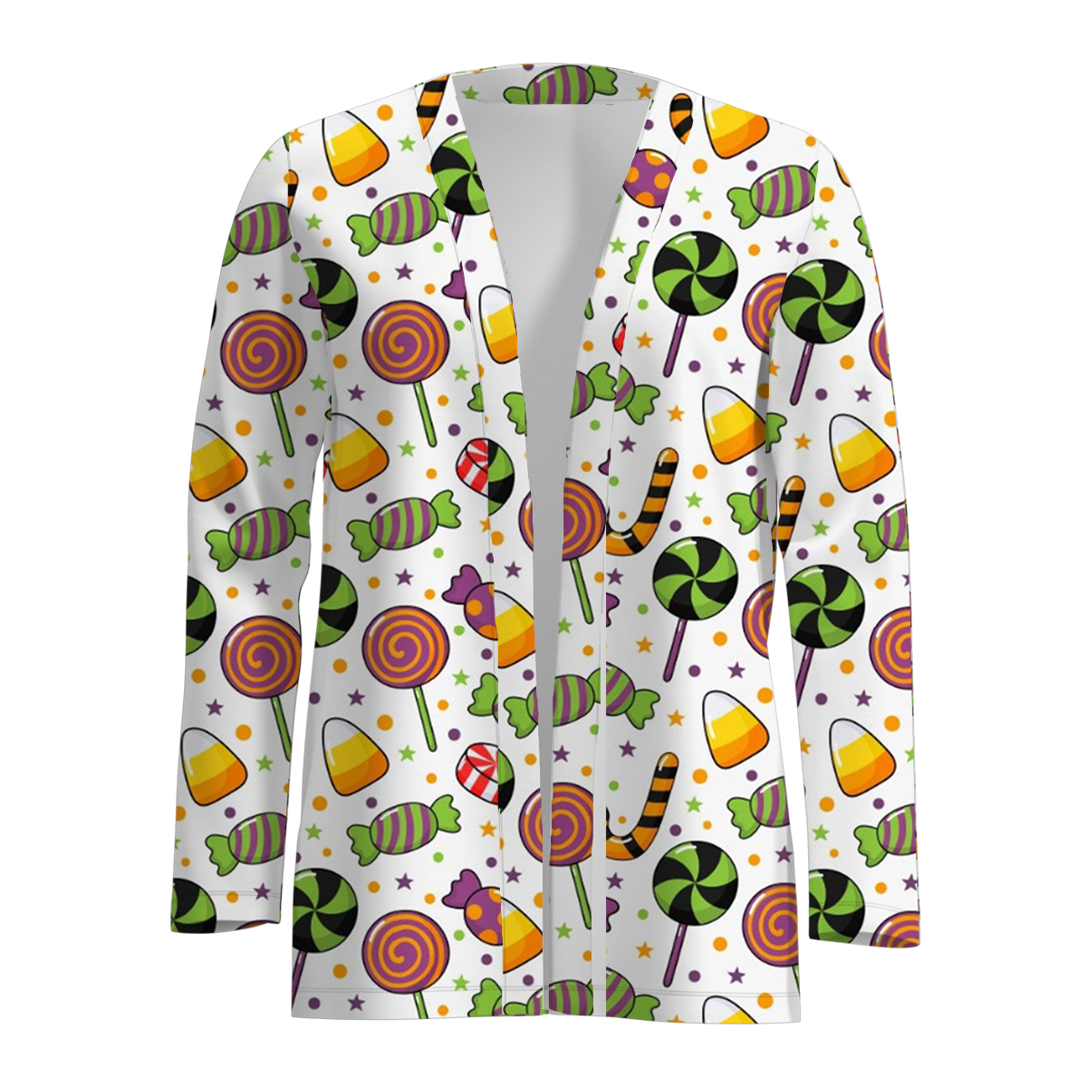 (Pre Order)Adults Halloween Print Cardigan