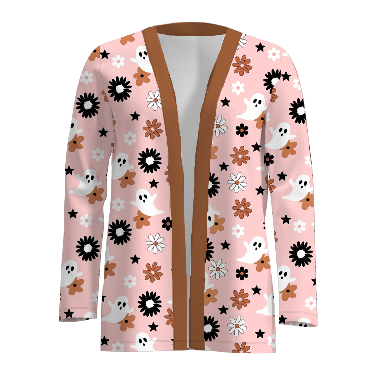 (Pre Order)Adults Halloween Print Cardigan