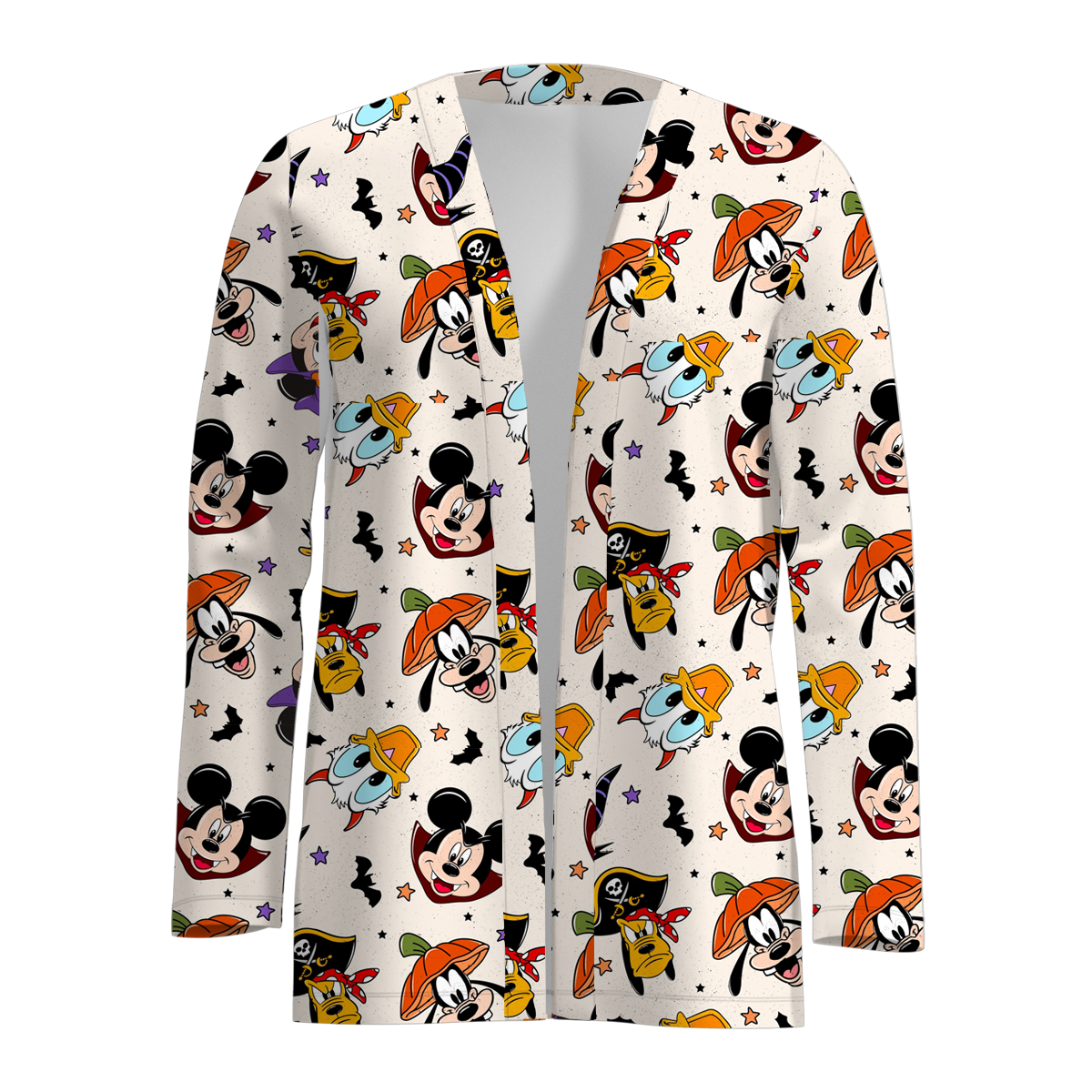 (Pre Order)Adults Halloween Print Cardigan