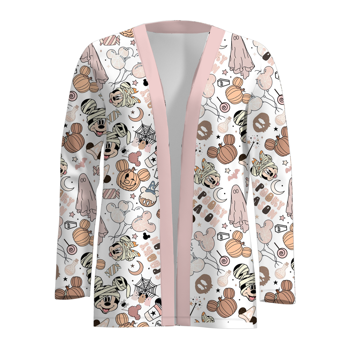 (Pre Order)Adults Halloween Print Cardigan