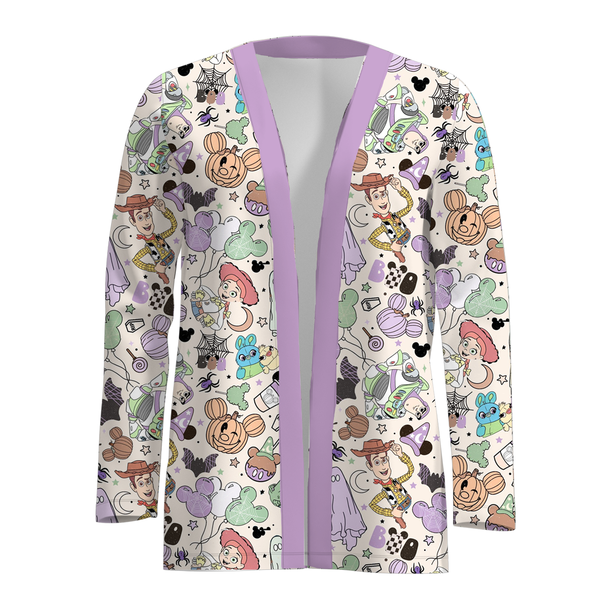 (Pre Order)Adults Halloween Print Cardigan
