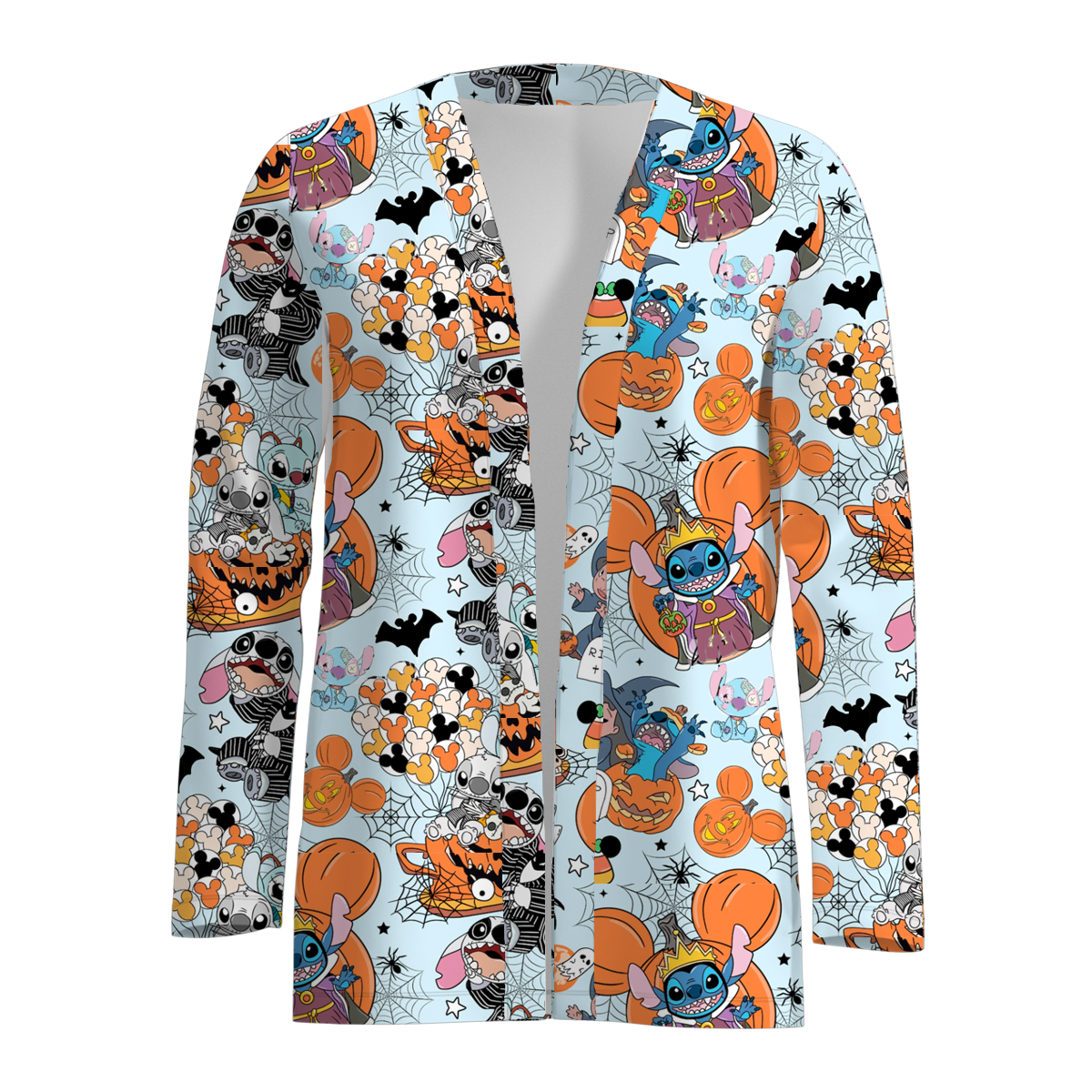 (Pre Order)Adults Halloween Print Cardigan