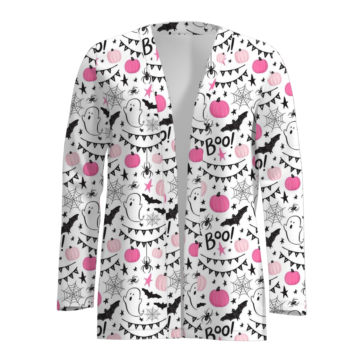 (Pre Order)Adults Halloween Print Cardigan
