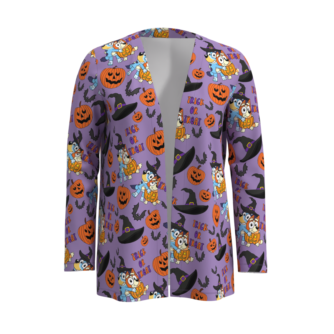 (Pre Order)Adults Halloween Print Cardigan