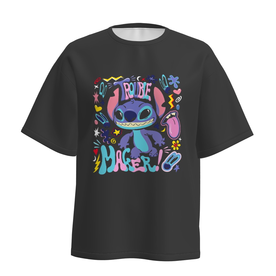(Pre Order)Mommy and Me Spring and Summer Cartoon Print Top