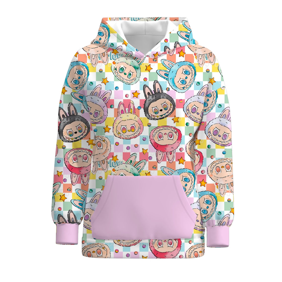 (Pre Order)Adults Fall&Winter Cartoon Print Hoodie