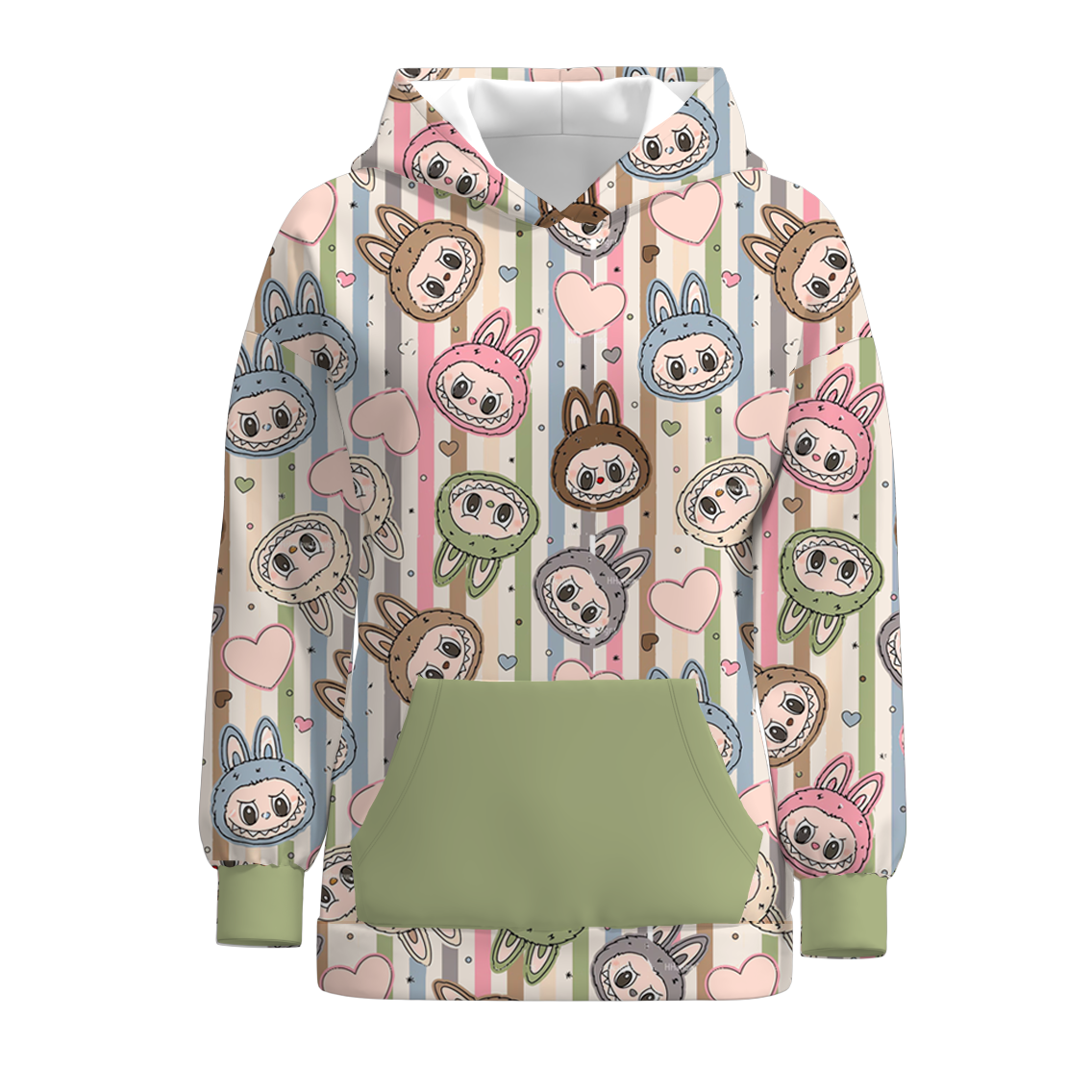 (Pre Order)Adults Fall&Winter Cartoon Print Hoodie