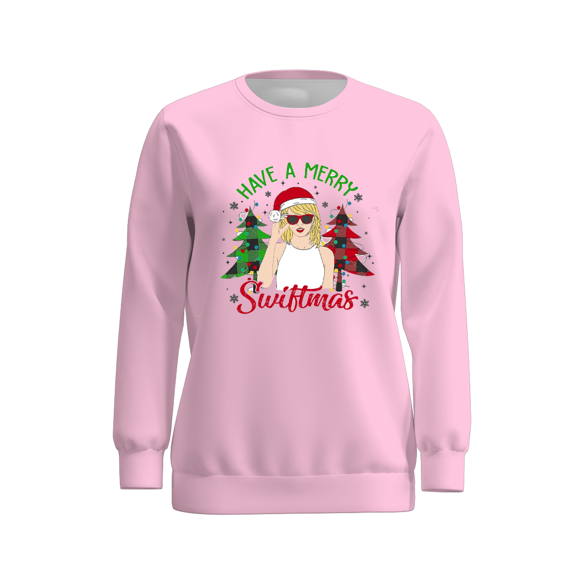 (Pre Order)Family Christmas TS Print Sweatshirt&Set