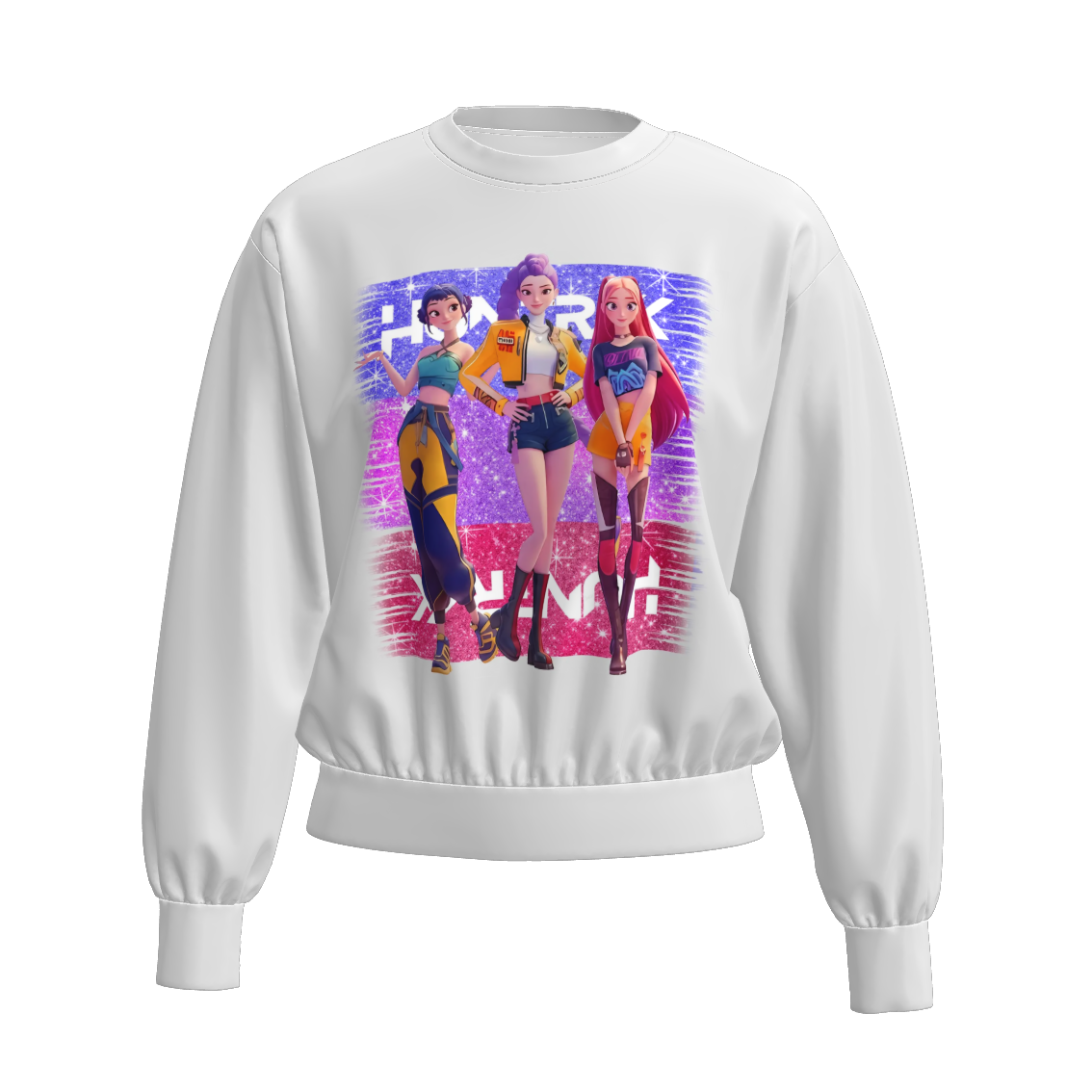 (Pre Order)Mommy and Me Movie Character Print Sweatshirt