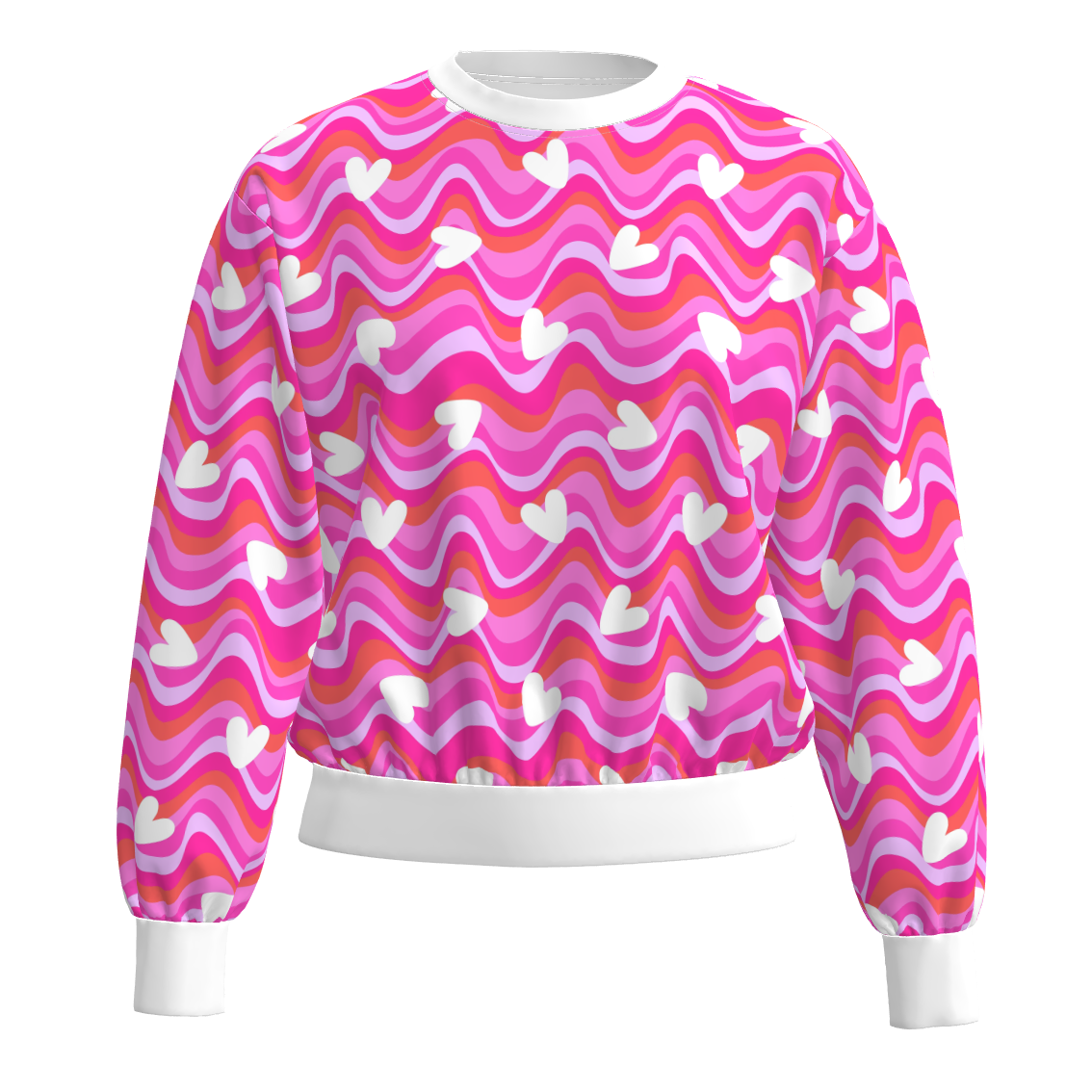 (Pre Order)Adults Valentine's Day Print Sweatshirt