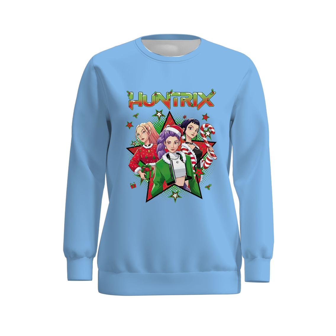 (Pre Order)Mommy and Me Christmas Movie Character Print Sweatshirt