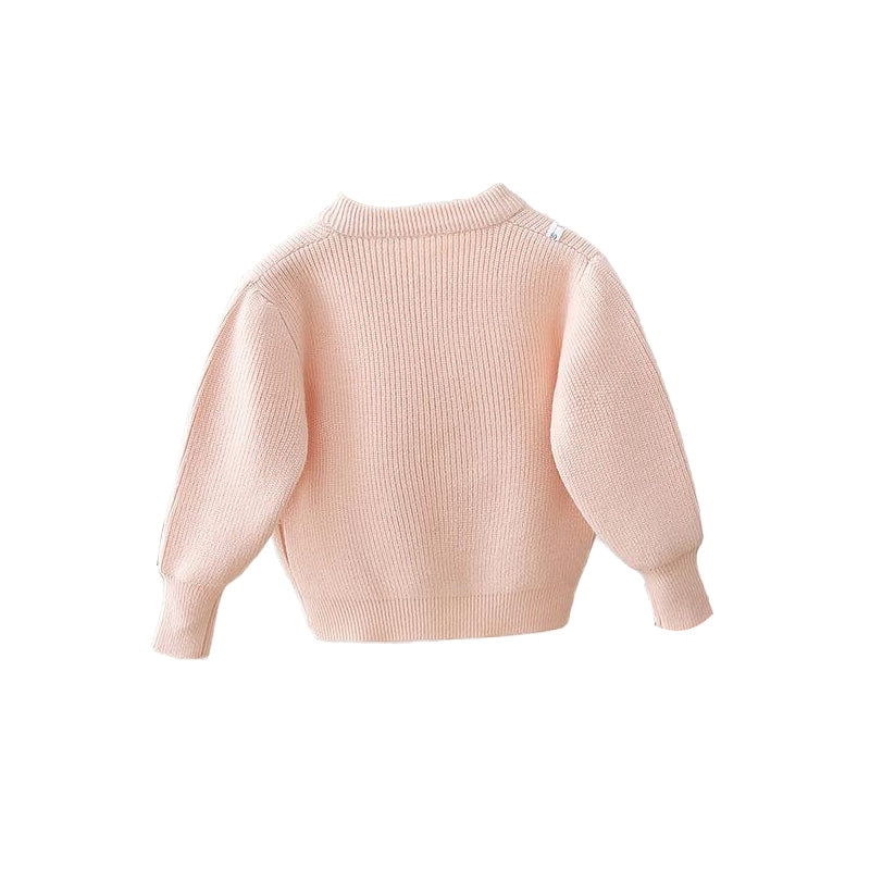 (In Production)Girls Fall&Winter Bow Sweater