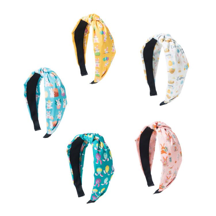 (Pre Order)Girls Easter Bunny Knotted Headband