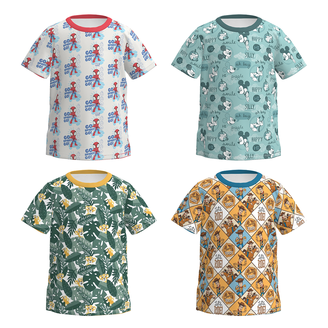 (Pre Order)Boys Spring&Summer Cartoon Print Top