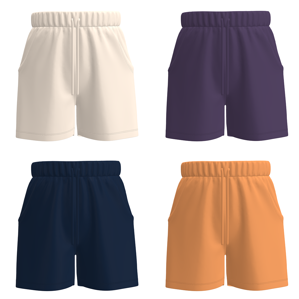(Pre Order)Boys Spring&Summer Solid-color Shorts