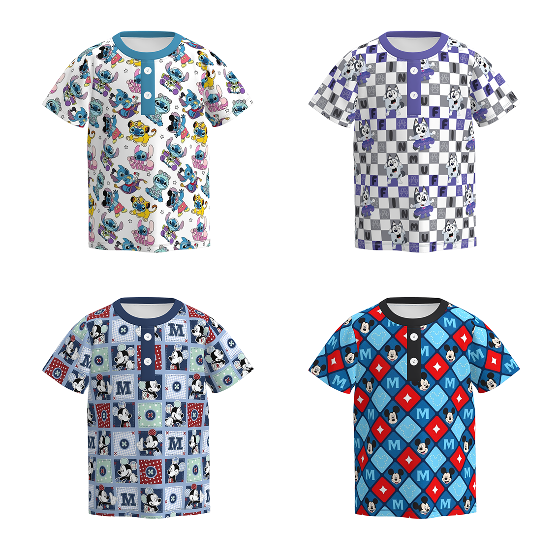 (Pre Order)Boys Spring&Summer Cartoon Print Top
